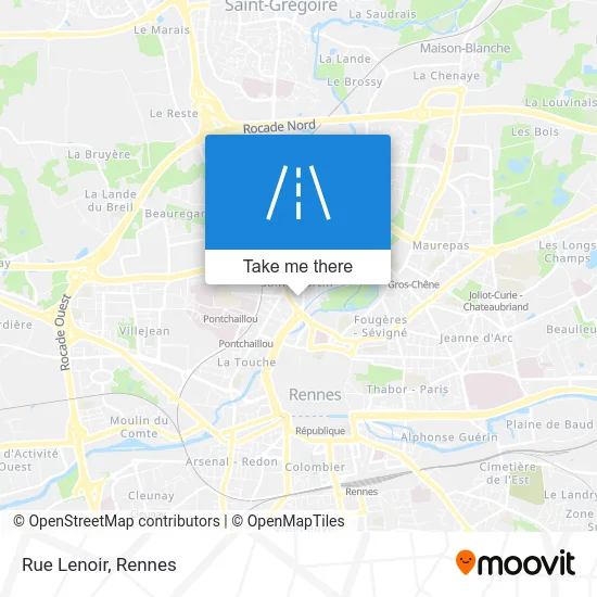Rue Lenoir map
