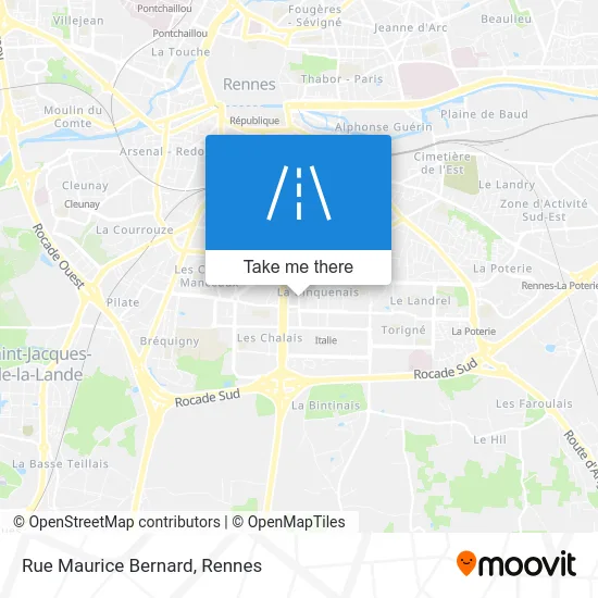 Rue Maurice Bernard map
