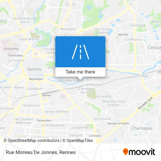 Rue Moreau De Jonnès map