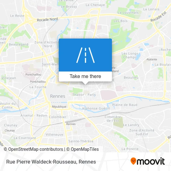 Rue Pierre Waldeck-Rousseau map