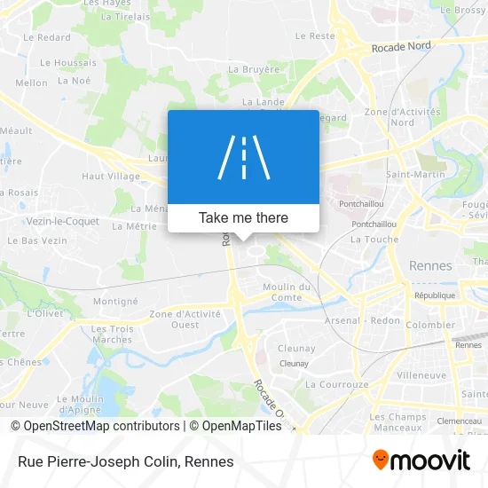 Rue Pierre-Joseph Colin map