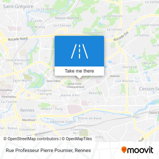 Rue Professeur Pierre Poumier map