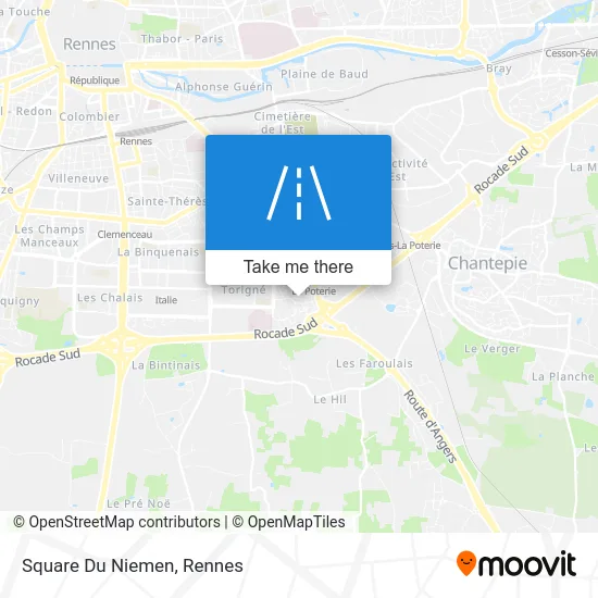 Square Du Niemen map