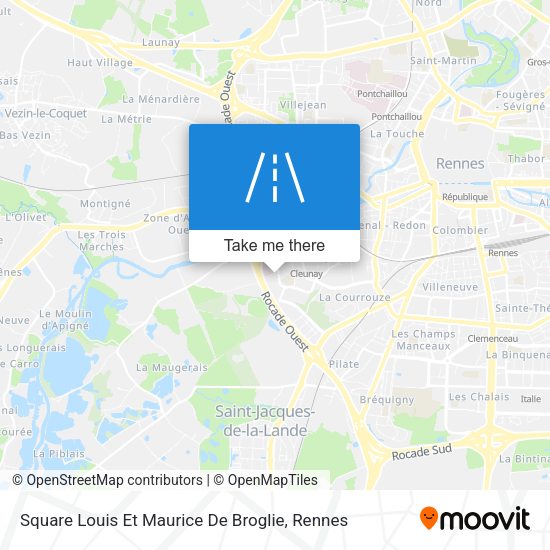 Square Louis Et Maurice De Broglie map