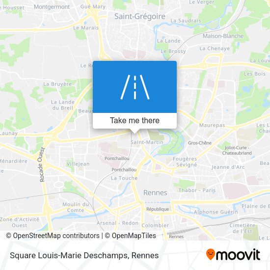 Square Louis-Marie Deschamps map