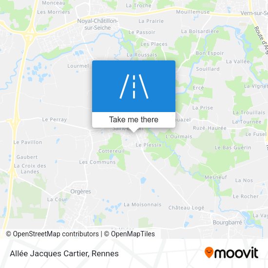 Allée Jacques Cartier map