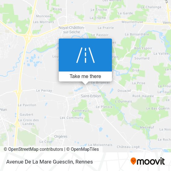 Avenue De La Mare Guesclin map
