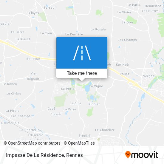 Impasse De La Résidence map