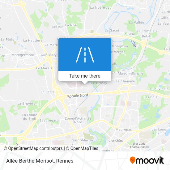 Allée Berthe Morisot map