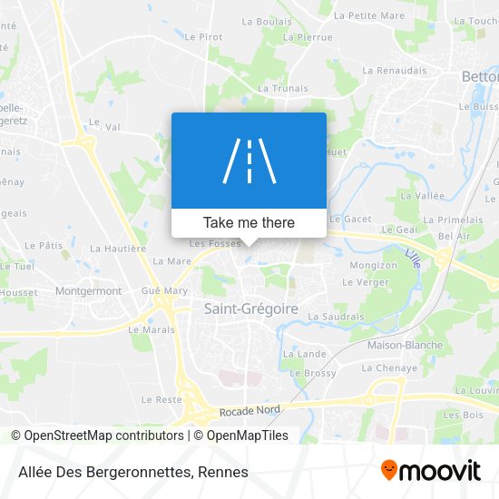 Allée Des Bergeronnettes map