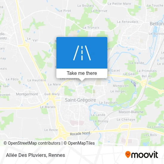 Allée Des Pluviers map