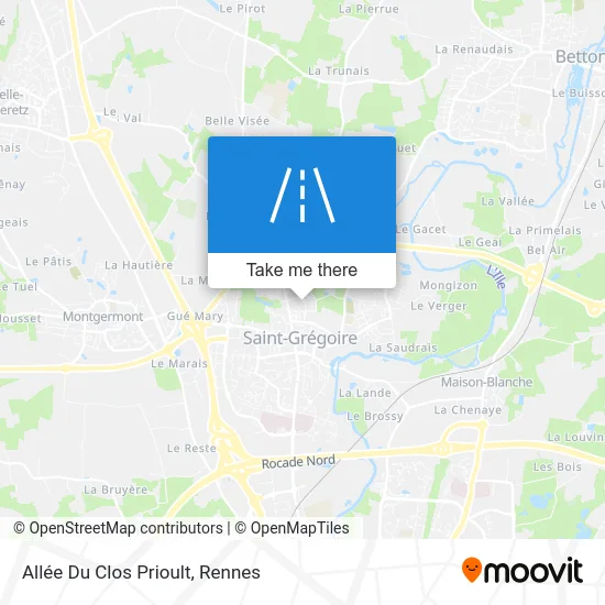 Allée Du Clos Prioult map