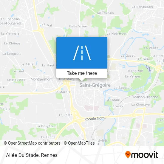 Allée Du Stade map