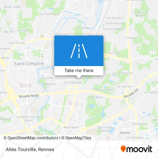 Allée Tourville map