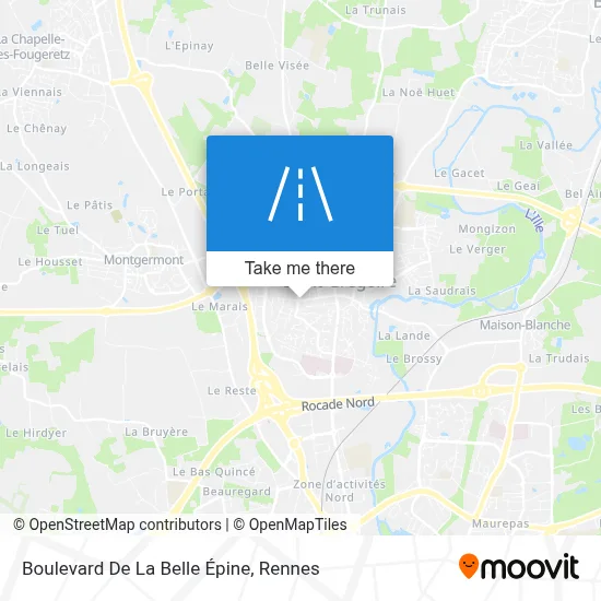 Boulevard De La Belle Épine map