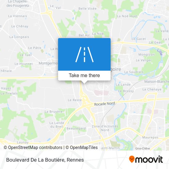 Boulevard De La Boutière map