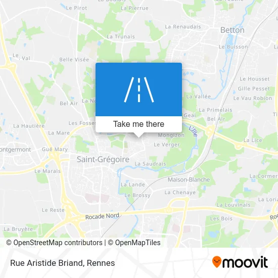 Rue Aristide Briand map