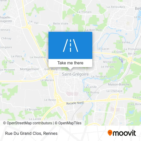 Rue Du Grand Clos map