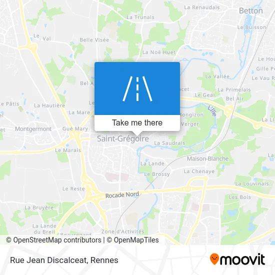 Rue Jean Discalceat map