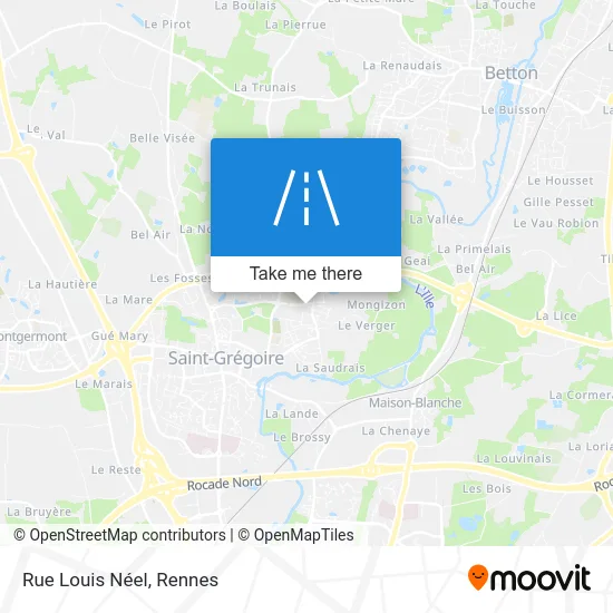 Rue Louis Néel map