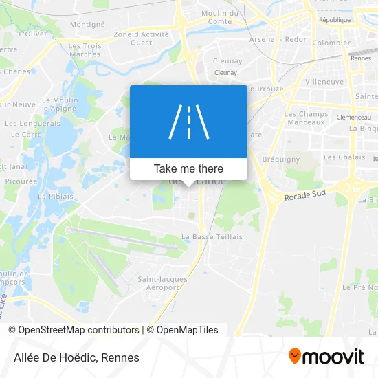 Allée De Hoëdic map