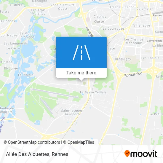 Allée Des Alouettes map