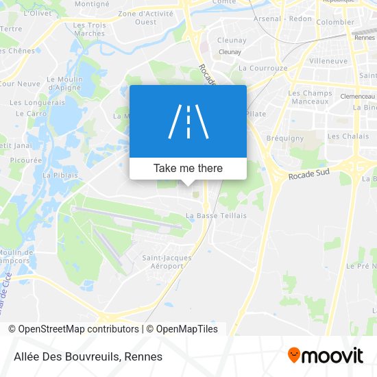 Allée Des Bouvreuils map