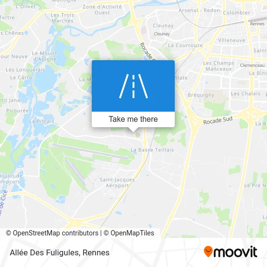 Allée Des Fuligules map