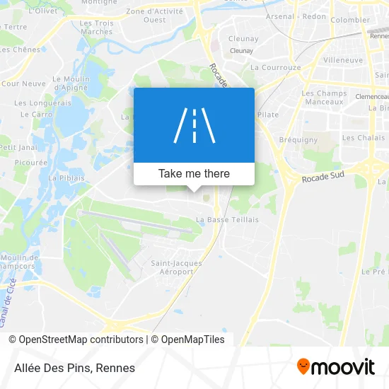 Allée Des Pins map