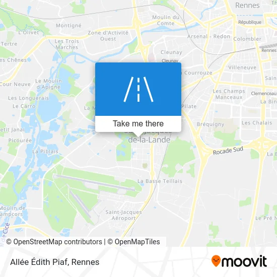 Allée Édith Piaf map