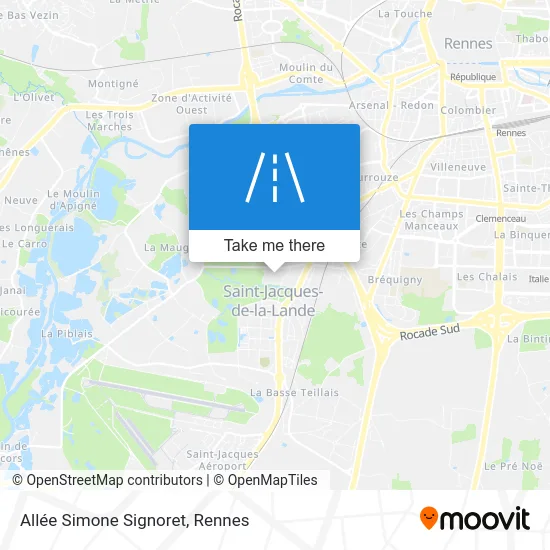 Allée Simone Signoret map