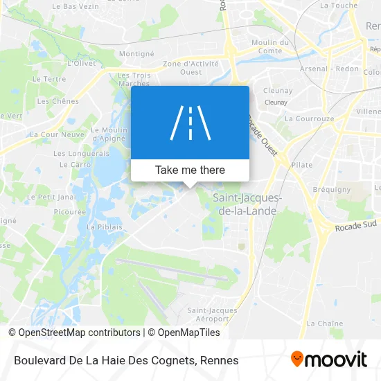 Boulevard De La Haie Des Cognets map