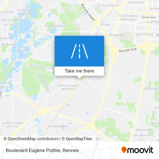 Boulevard Eugène Pottier map