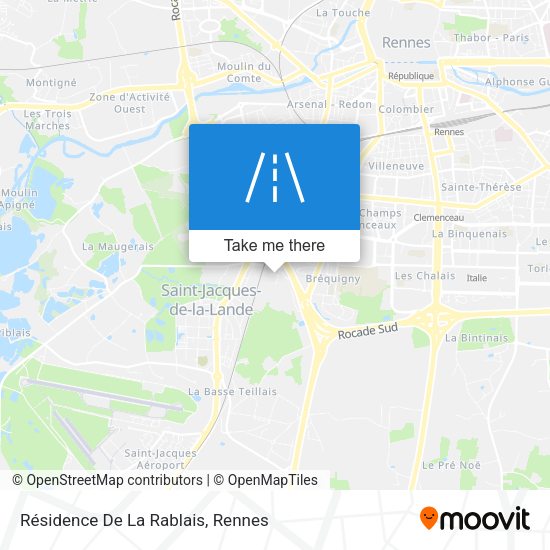 Résidence De La Rablais map