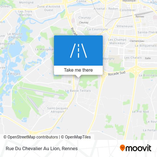 Rue Du Chevalier Au Lion map