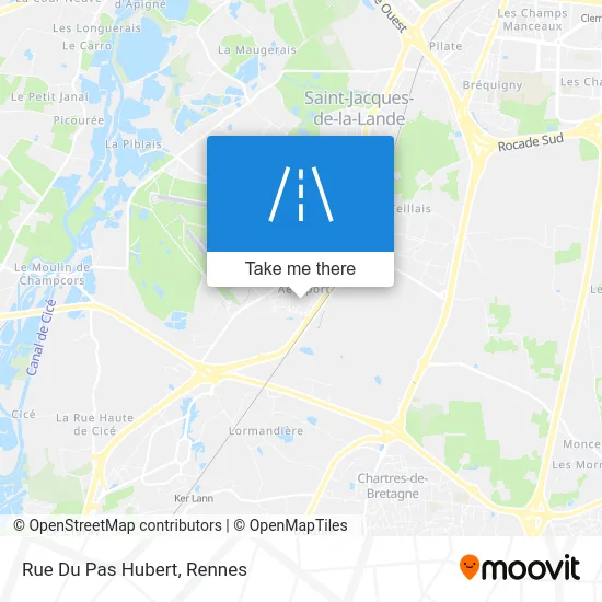 Rue Du Pas Hubert map