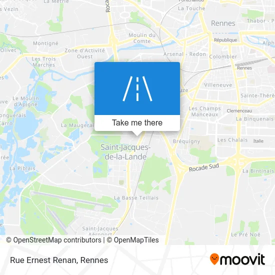 Rue Ernest Renan map