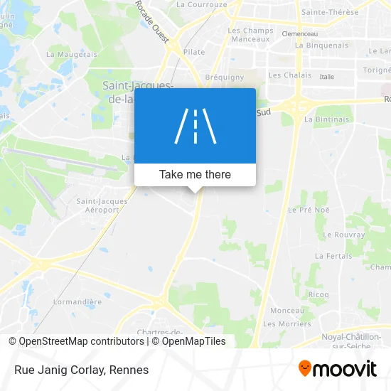 Rue Janig Corlay map