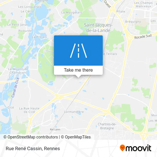 Rue René Cassin map