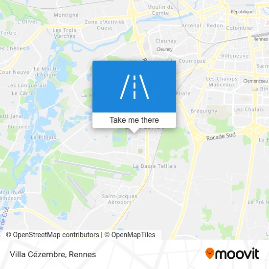 Villa Cézembre map