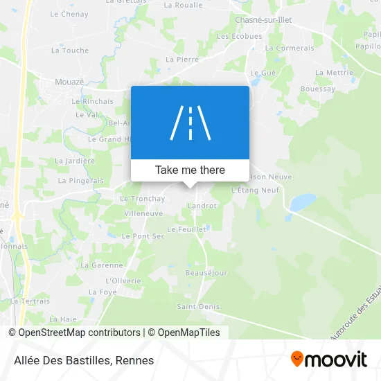 Allée Des Bastilles map