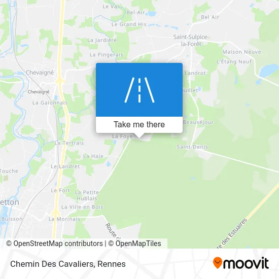 Chemin Des Cavaliers map