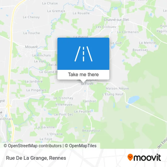 Rue De La Grange map