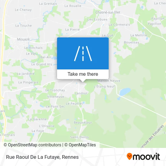 Rue Raoul De La Futaye map