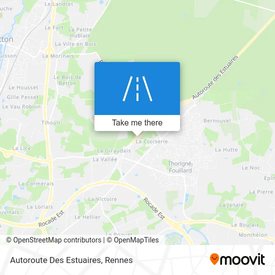 Autoroute Des Estuaires map