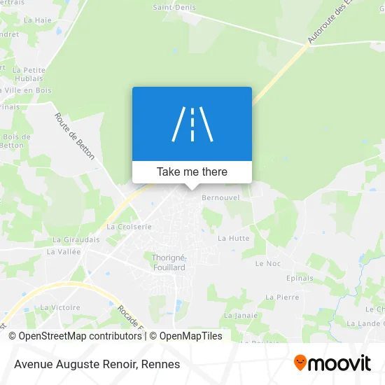 Avenue Auguste Renoir map