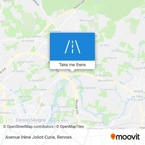 Avenue Irène Joliot-Curie map
