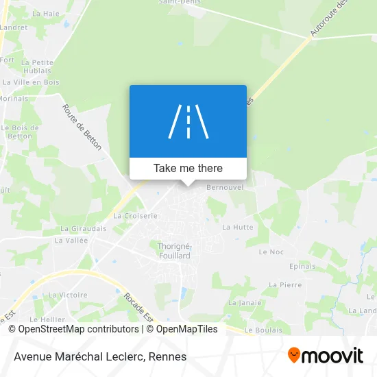 Avenue Maréchal Leclerc map
