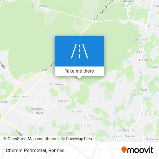 Chemin Perimetral map
