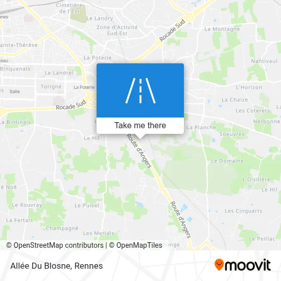 Allée Du Blosne map